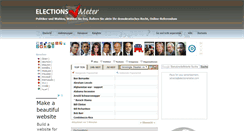 Desktop Screenshot of de.electionsmeter.com