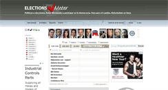 Desktop Screenshot of es.electionsmeter.com