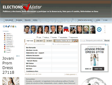 Tablet Screenshot of es.electionsmeter.com