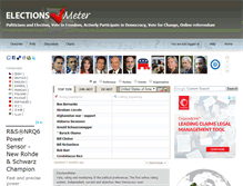 Tablet Screenshot of electionsmeter.com