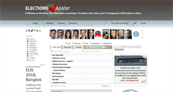 Desktop Screenshot of fr.electionsmeter.com