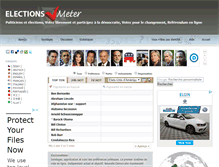 Tablet Screenshot of fr.electionsmeter.com